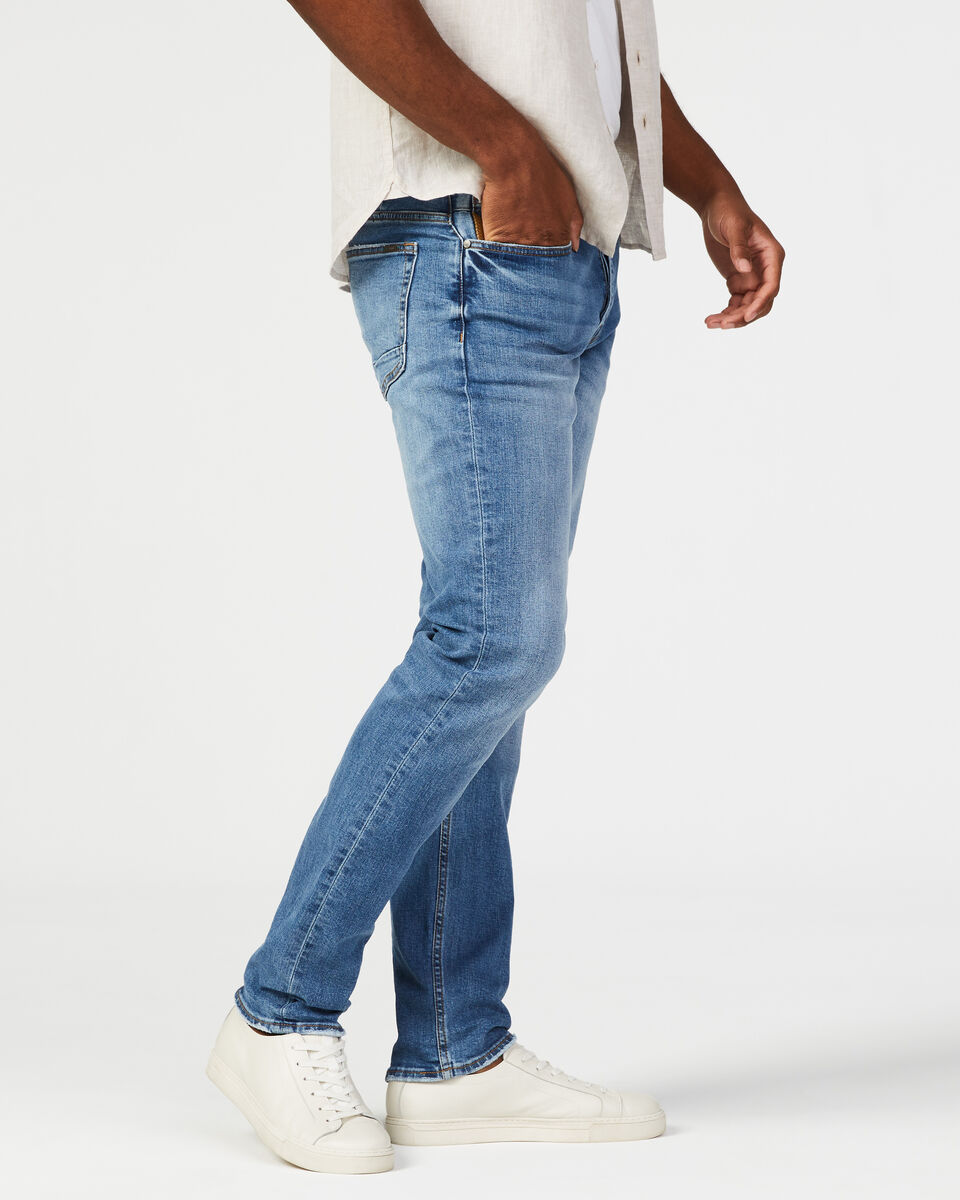 Relaxed Slim Denim Jean, Light Indigo, hi-res